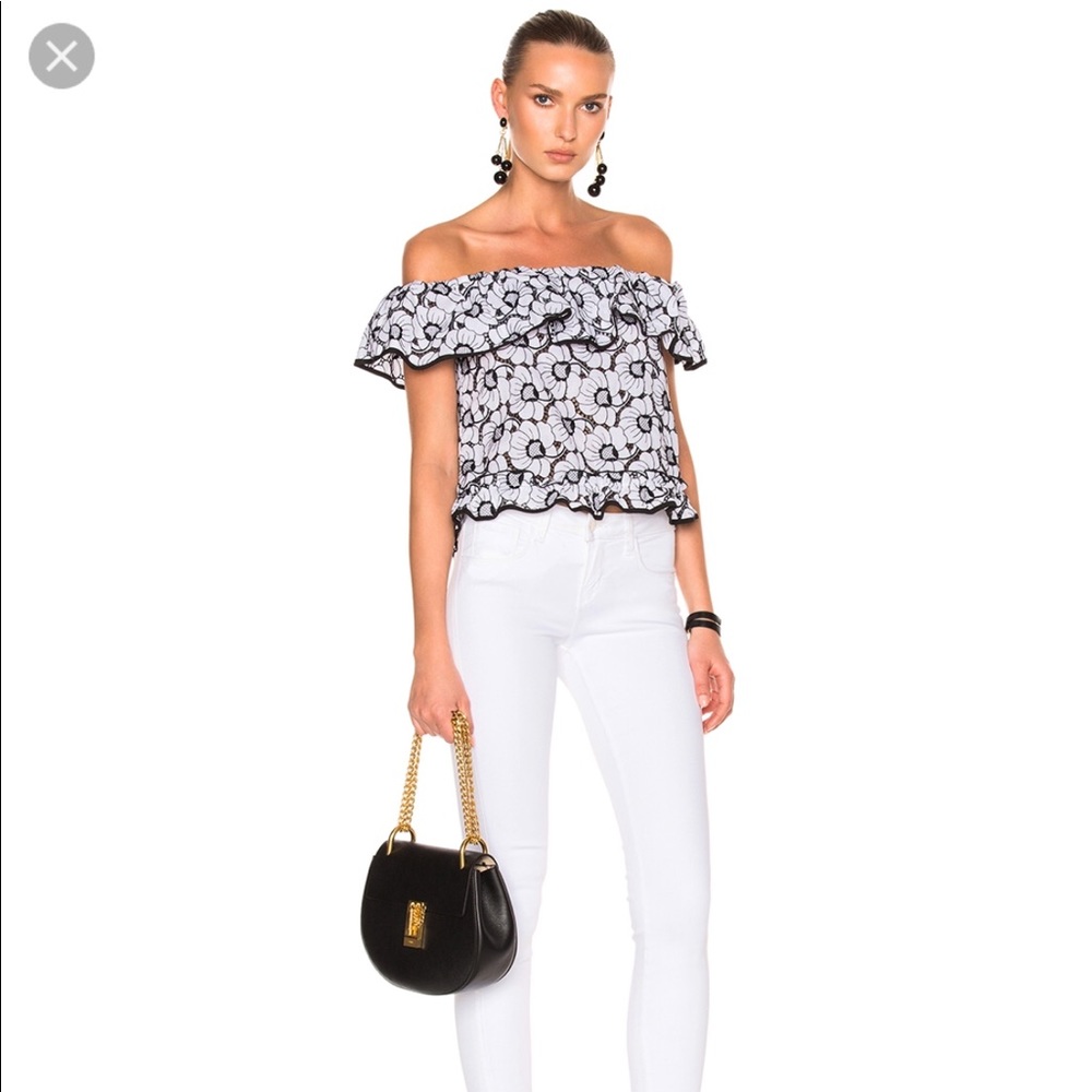 NICHOLAS***Camelia embroidery Off-Shoulder Top**Sm. $485 - Picture 2 of 8